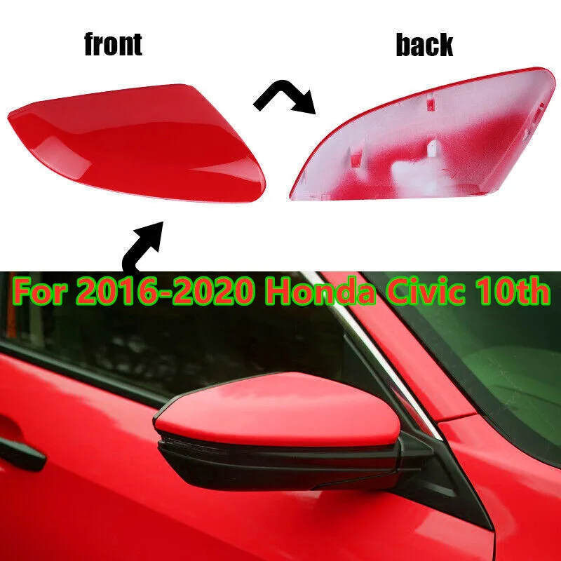 1X Red Right Passenger Side Mirror Rearview Frame Cover Cap No-Signal For Honda Civic 10th 2016 2017 2018 2019 2020
1X Red Right Passenger Side Mirror Rearview Frame Cover Cap No-Signal For Honda Civic 10th 2016 2017 2018 2019 2020