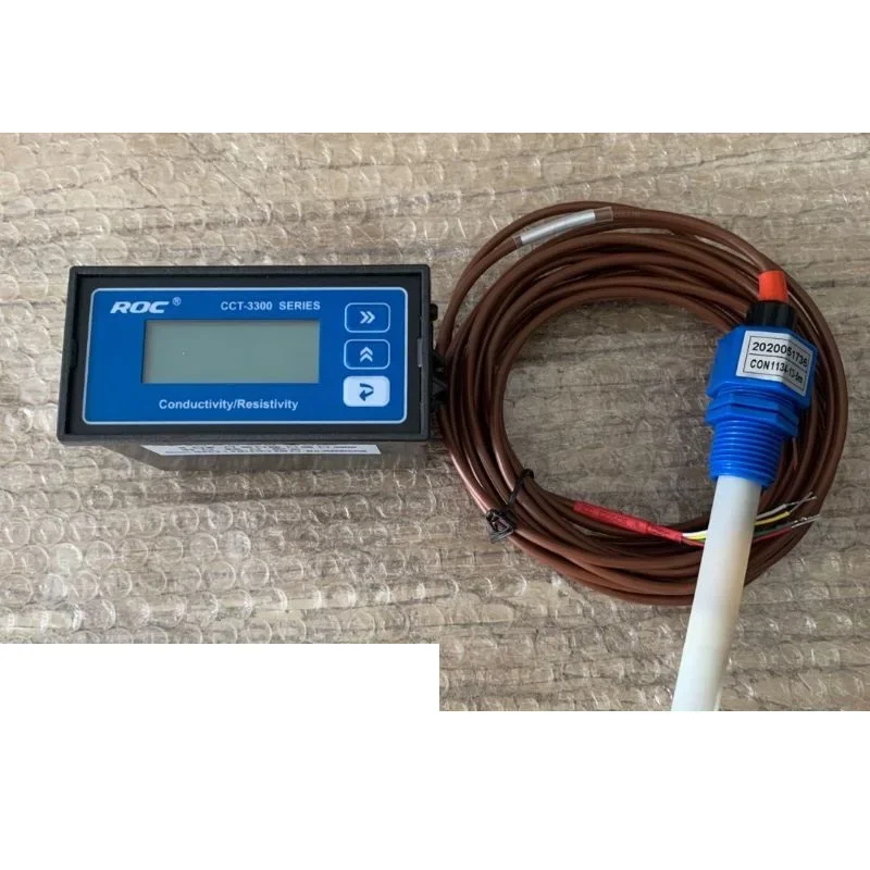 Conductivity meter CCT3320T analog output CON1134-13 probe 1.0 plastic electrode
Conductivity meter CCT3320T analog output CON1134-13 probe 1.0 plastic electrode