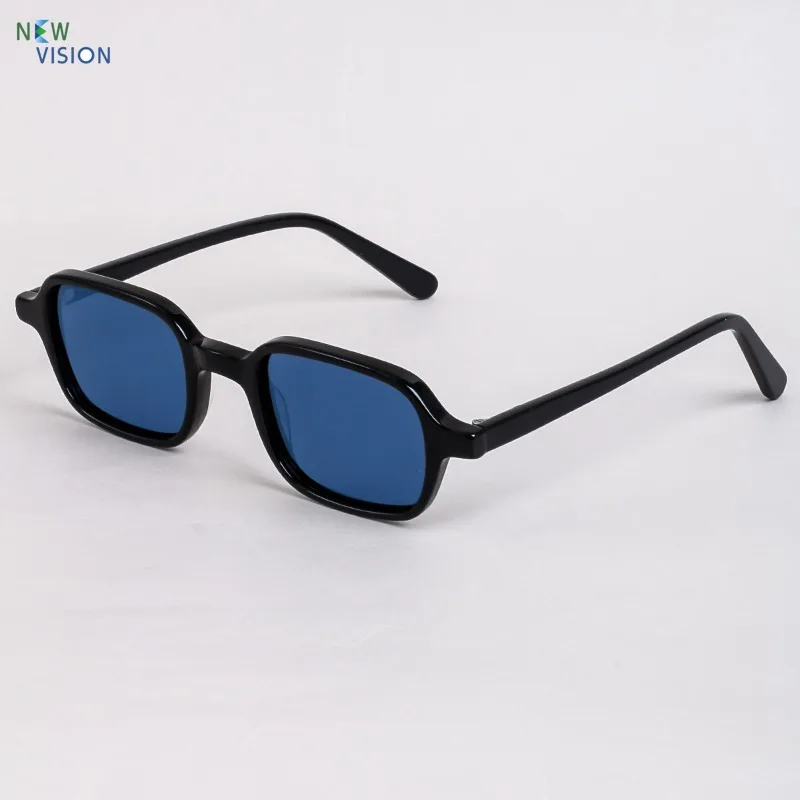 Fashion New Acetate Black Sunglasses Blue Lens Retro Square High-end Men Women Outdoor Travel UV Resistant Polarized Sun Glasses 
Fashion New Acetate Black Sunglasses Blue Lens Retro Square High-end Men Women Outdoor Travel UV Resistant Polarized Sun Glasses