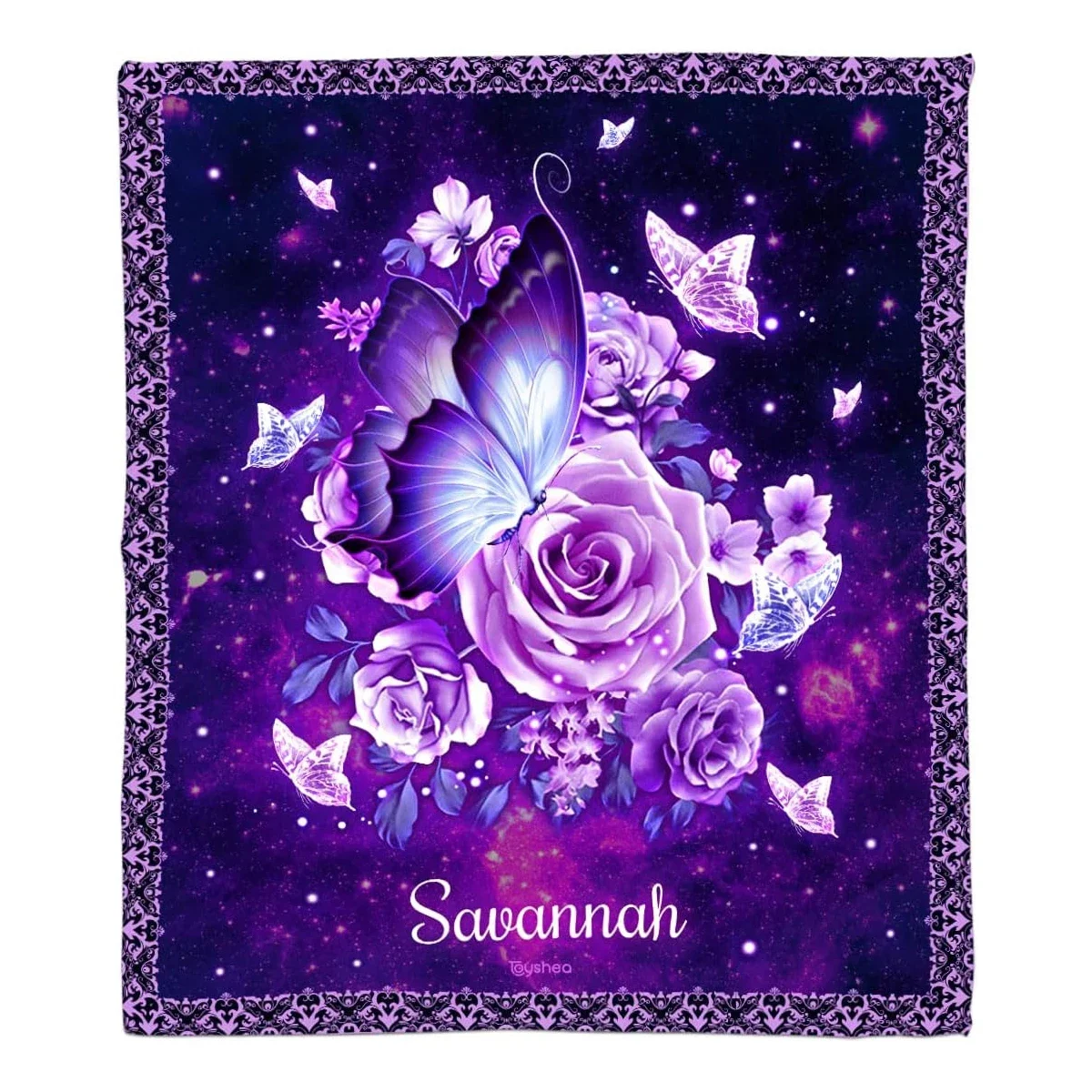 Personalized Butterfly Blanket for Women, Girls, Children, Babies, Adolescents, Purple Butterfly Rose Soft Fleece Blanket
Personalized Butterfly Blanket for Women, Girls, Children, Babies, Adolescents, Purple Butterfly Rose Soft Fleece Blanket