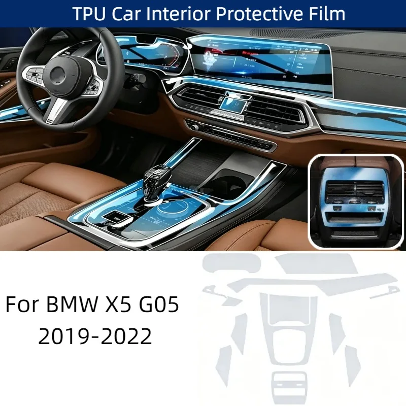 For BMW X5 G05 2019-2022 Interior Film Transparent TPU Gear Panel GPS Center Console PPF Protection Anti-Scratch Sticker
For BMW X5 G05 2019-2022 Interior Film Transparent TPU Gear Panel GPS Center Console PPF Protection Anti-Scratch Sticker