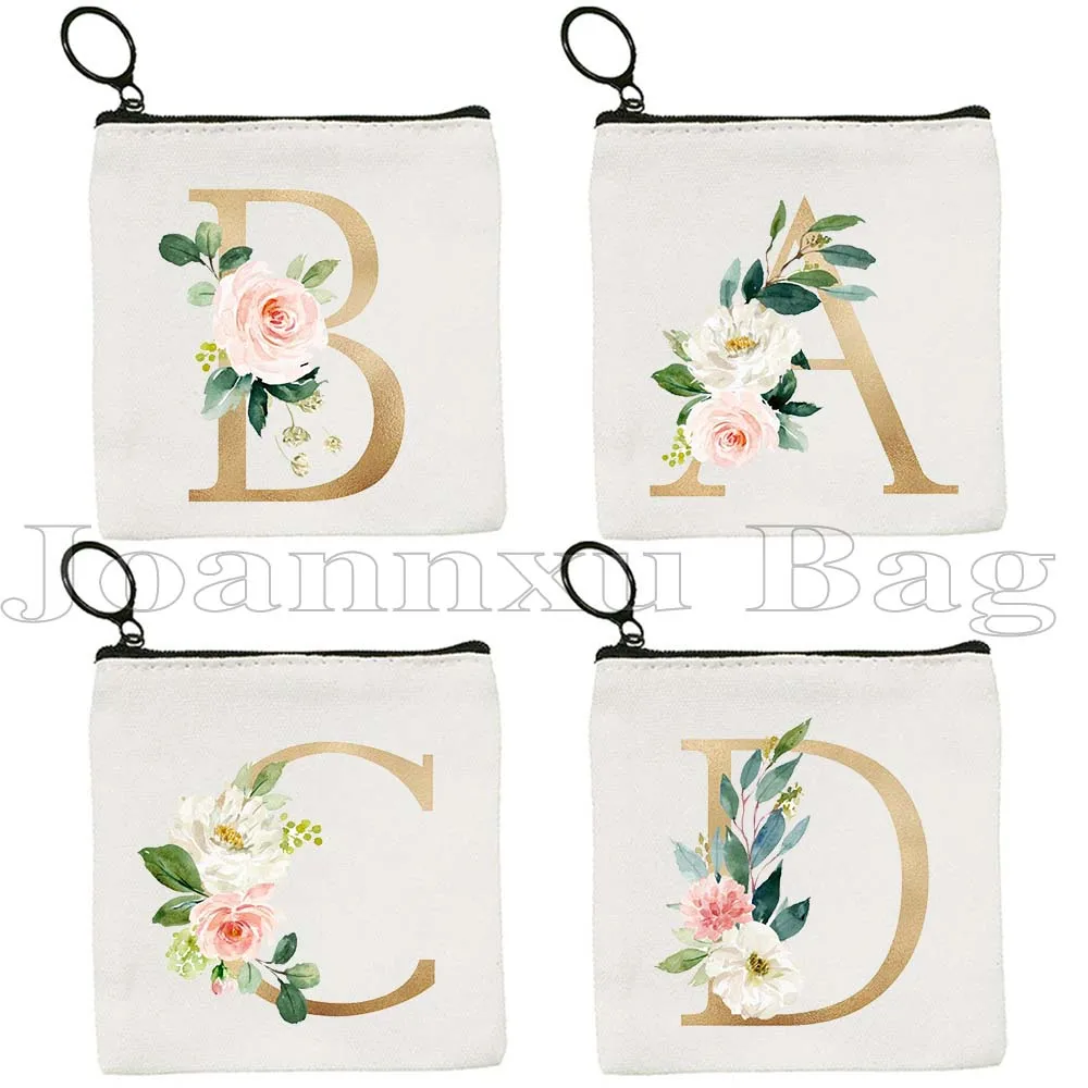 Monogram Gold Floral Letters Flower Initial Letter A to Z Cute Kids Teacher Birthday Gifts Coin Purse Key Case Bag Wallet Pouch
Monogram Gold Floral Letters Flower Initial Letter A to Z Cute Kids Teacher Birthday Gifts Coin Purse Key Case Bag Wallet Pouch