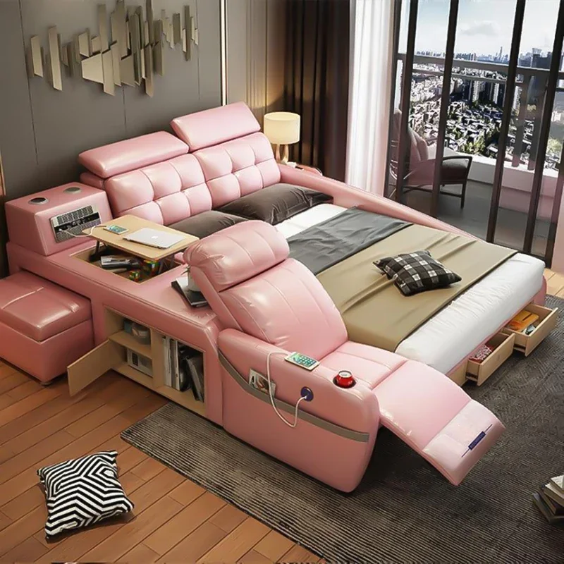 Electric Double Bed Vanity Kids Dressing Speaker Queen Bed Sleeping Storage Frame Mobili Per La Casa Furniture Accessories
Electric Double Bed Vanity Kids Dressing Speaker Queen Bed Sleeping Storage Frame Mobili Per La Casa Furniture Accessories