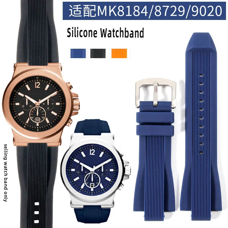 For Michael Kors Series MK8184 MK8152 MK9020 MK8730 MK8761 8295 Rubber Watchband Convex Silicone 29*13m Mens Strap Black Blue
For Michael Kors Series MK8184 MK8152 MK9020 MK8730 MK8761 8295 Rubber Watchband Convex Silicone 29*13m Mens Strap Black Blue