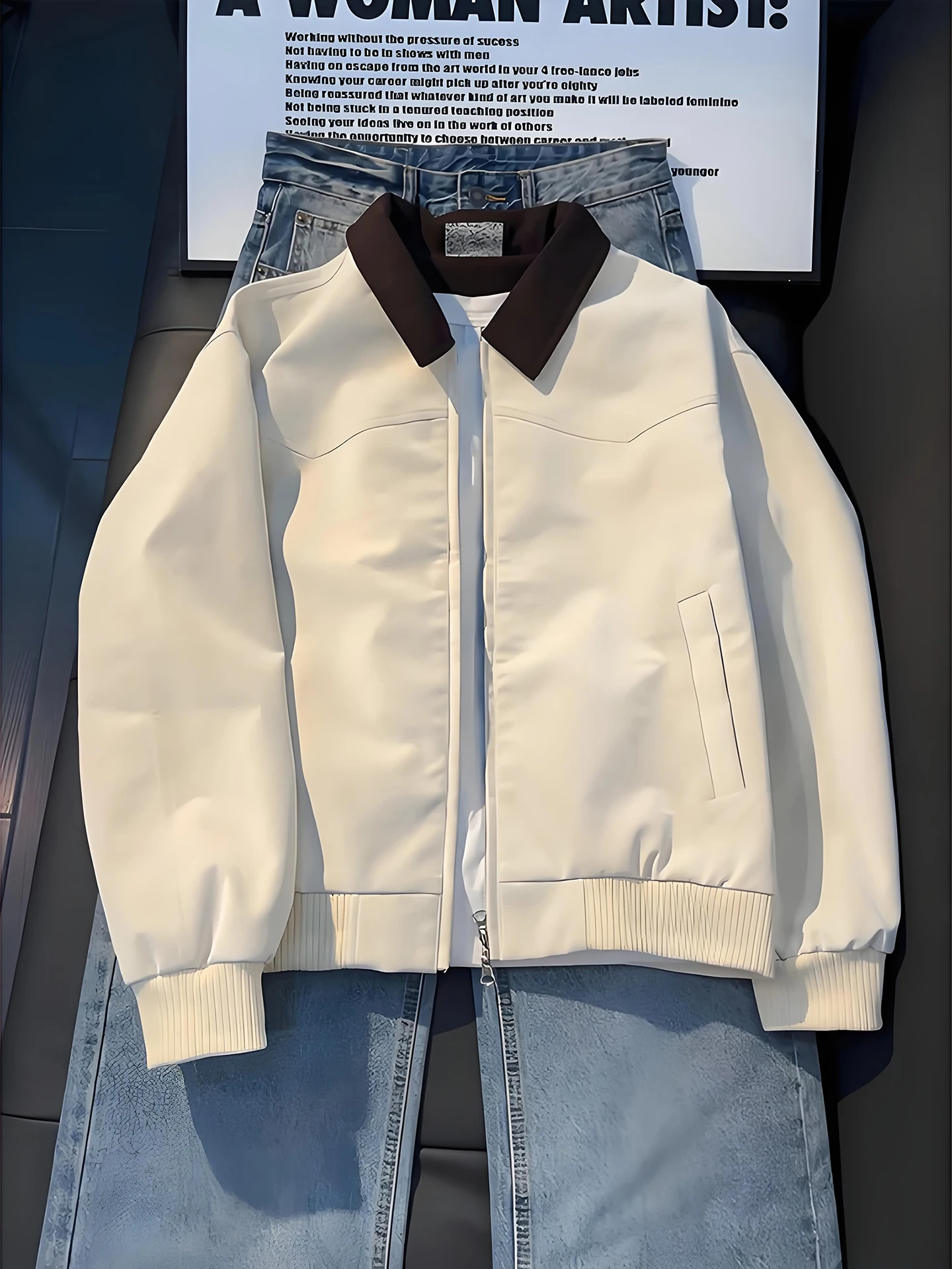 Мужская короткая куртка Cleanfit в стиле барн, бежевая, из искусственной кожи, в американском ретро-стиле, рабочая куртка в стиле Детройт, весенняя, свободного кроя, молодежный тренд
Мужская короткая куртка Cleanfit в стиле барн, бежевая, из искусственной кожи, в американском ретро-стиле, рабочая куртка в стиле Детройт, весенняя, свободного кроя, молодежный тренд