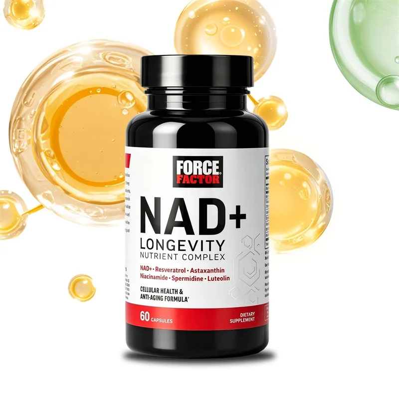 NAD+ Resveratrol Supplement | Anti-Aging & Cellular Energy Support | Promotes Skin Health & Blood Circulation - 60 Capsules
NAD+ Resveratrol Supplement | Anti-Aging & Cellular Energy Support | Promotes Skin Health & Blood Circulation - 60 Capsules