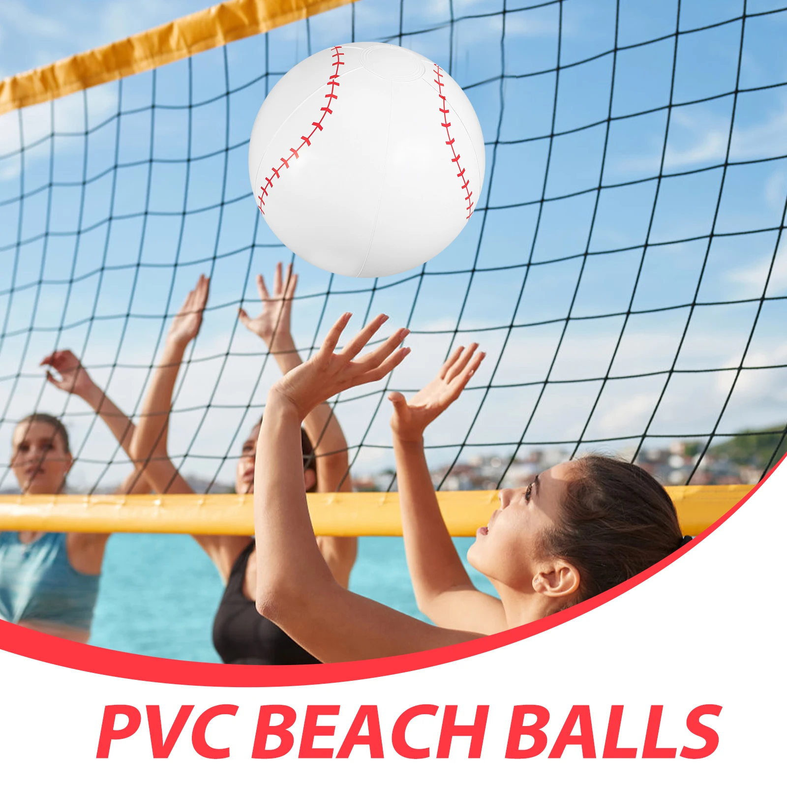 3pcs Inflatable Baseball PVC Beach Ball Pool Toy for Teens Summer Lightweight Floating Outdoor Sport Funny Game Gift
3pcs Inflatable Baseball PVC Beach Ball Pool Toy for Teens Summer Lightweight Floating Outdoor Sport Funny Game Gift