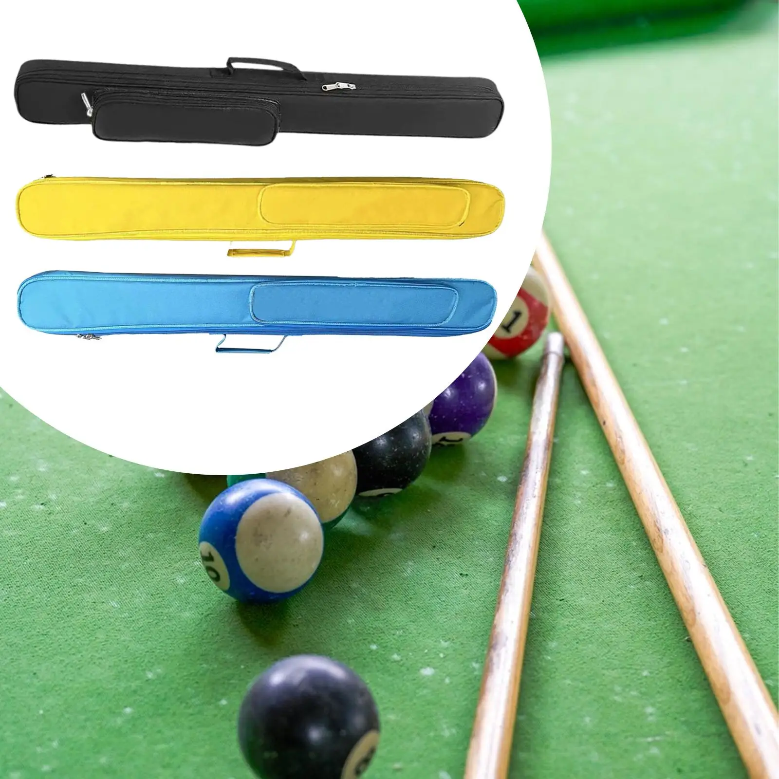 Pool Cue Case Billiards Equipment Protector Sturdy Stylish with Accessory Pockets Oxford Cloth Billiard Cue Bag Storage Pouch
Pool Cue Case Billiards Equipment Protector Sturdy Stylish with Accessory Pockets Oxford Cloth Billiard Cue Bag Storage Pouch