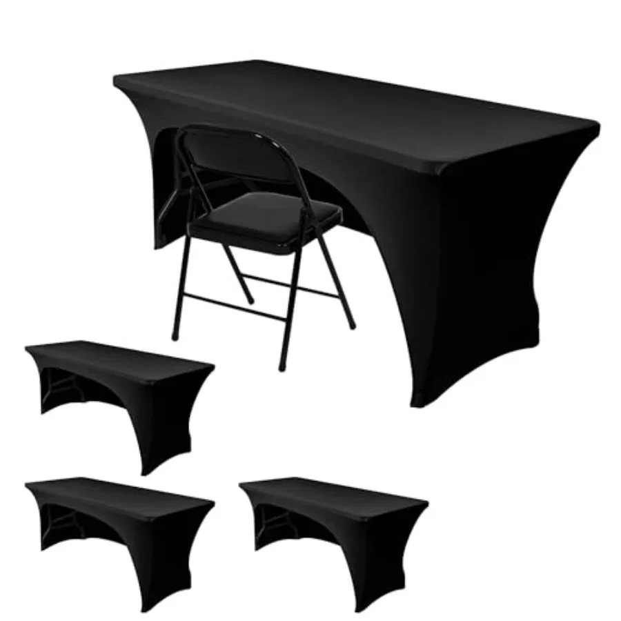 4 Pack Tablecloth 8 ft-Fitted Spandex Table Covers, Open Back Trade Show Table Cover, Washable and Wrinkle Resistant Tablecloth
4 Pack Tablecloth 8 ft-Fitted Spandex Table Covers, Open Back Trade Show Table Cover, Washable and Wrinkle Resistant Tablecloth