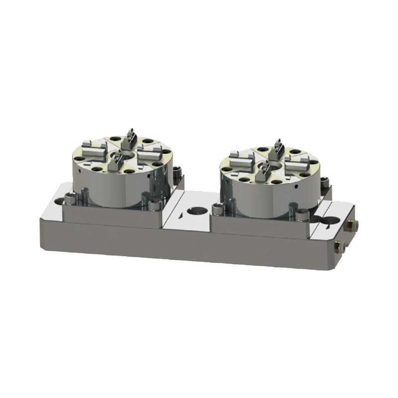 Factory Direct Sale SY-ER002 D100 Dual Station air Chuck Pneumatic Chuck Equipped with Multifunctional Base Plate
Factory Direct Sale SY-ER002 D100 Dual Station air Chuck Pneumatic Chuck Equipped with Multifunctional Base Plate