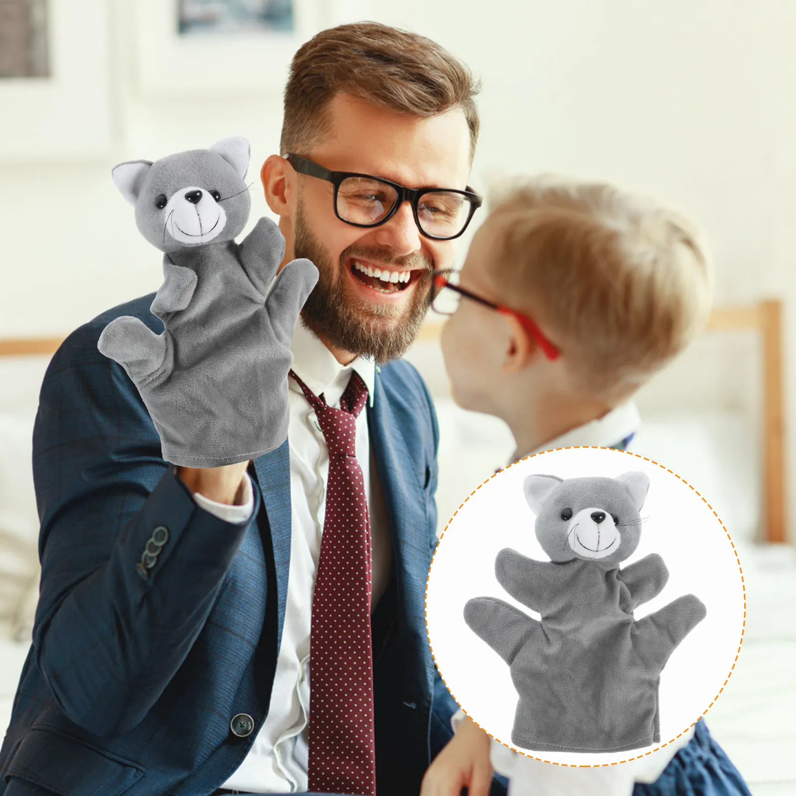 Interactive Cat Hand Puppet Soft PP Cotton Storytelling Role Play Educational Hand Puppets for Babies Toddlers Early Learning
Interactive Cat Hand Puppet Soft PP Cotton Storytelling Role Play Educational Hand Puppets for Babies Toddlers Early Learning