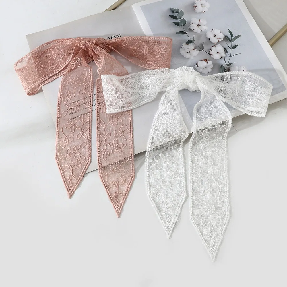 Cute Elegant Thin Women Narrow Long Scarf Embroidered Flower Korean Version Lace Scarf Y2k 140cm Female Headscarf Summer
Cute Elegant Thin Women Narrow Long Scarf Embroidered Flower Korean Version Lace Scarf Y2k 140cm Female Headscarf Summer