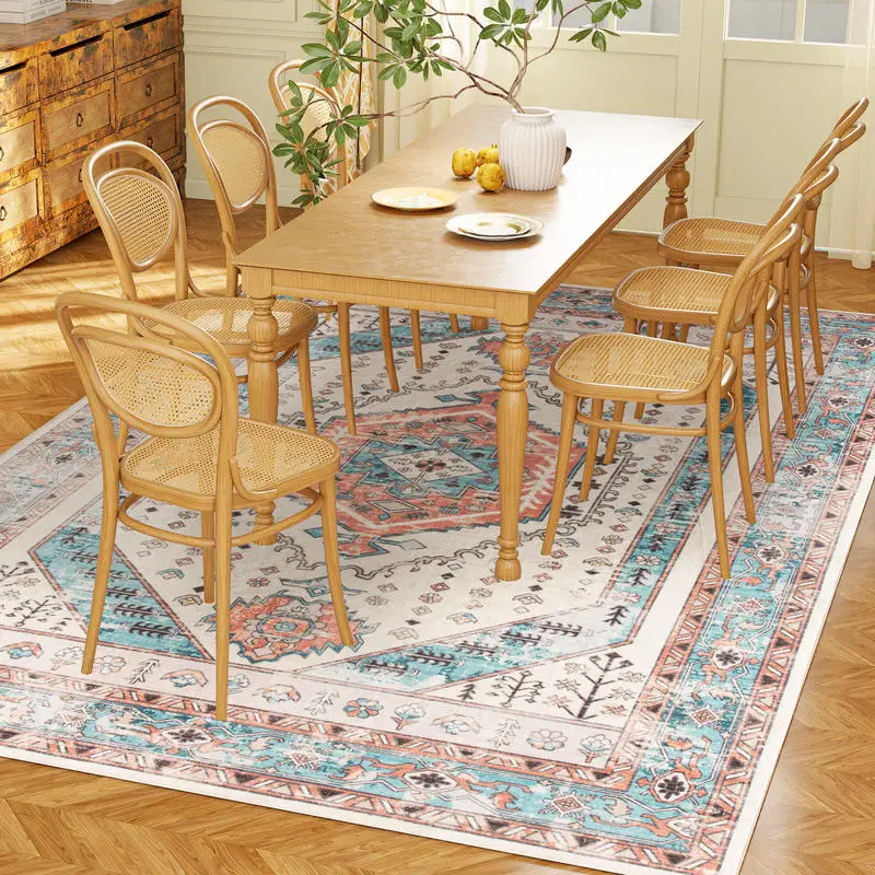 5x7 Area Rug, Vintage Machine Washable Rug, Non-Slip Floor Carpet for Living Room, Bedroom, Dining Room-Brown and Blue
5x7 Area Rug, Vintage Machine Washable Rug, Non-Slip Floor Carpet for Living Room, Bedroom, Dining Room-Brown and Blue