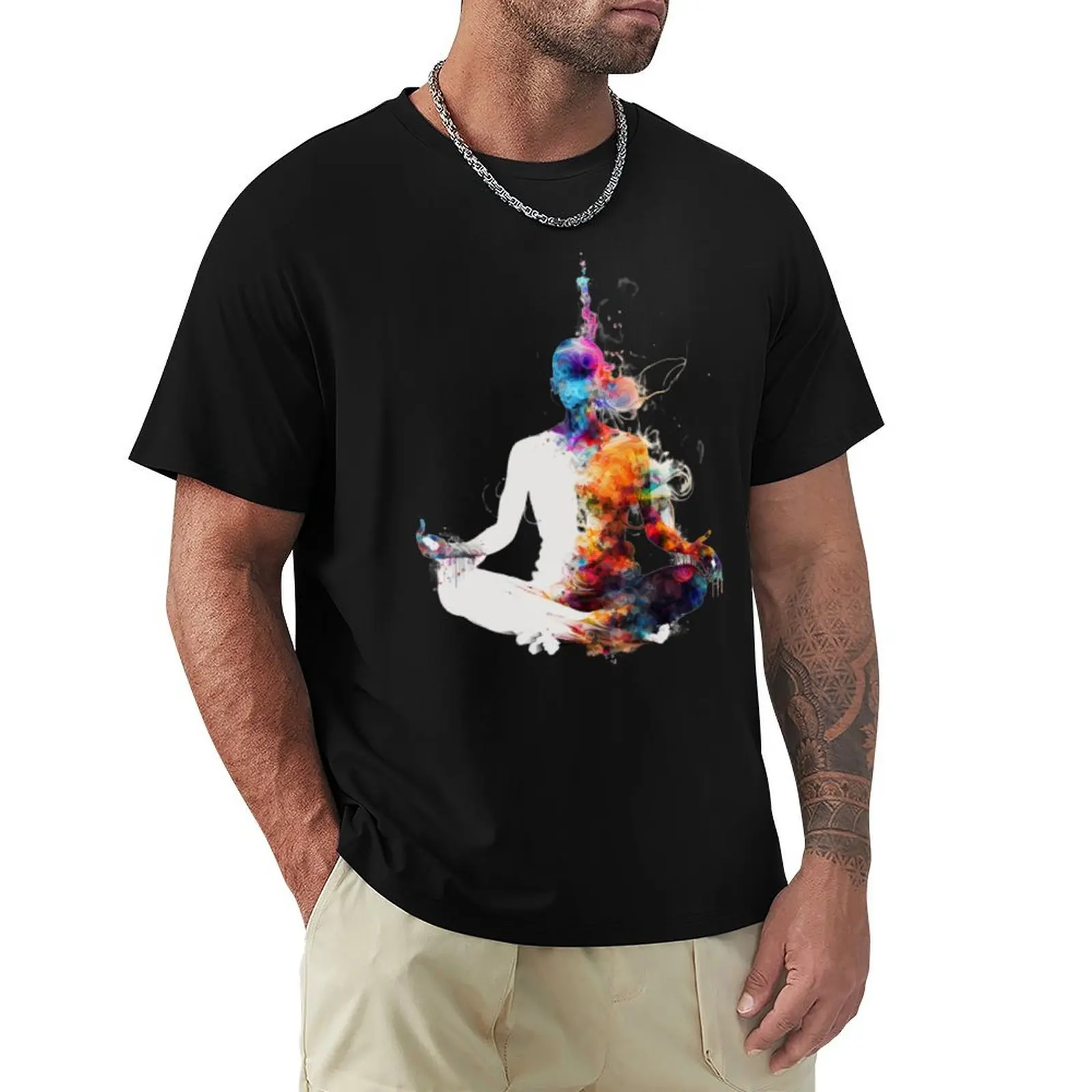 Kundalini Meditation Colorful Abstract T-Shirt Basic Simple Casual Short Sleeve Tee
Kundalini Meditation Colorful Abstract T-Shirt Basic Simple Casual Short Sleeve Tee