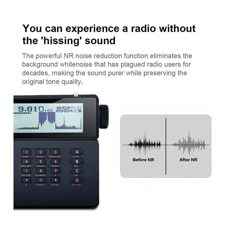 ASMA-Mlite-880 Digital SDR Receiver AM/SSB FM RDS Portable Full Band Radio With 2 Antenna DSP Digital Shortwave Radio
ASMA-Mlite-880 Digital SDR Receiver AM/SSB FM RDS Portable Full Band Radio With 2 Antenna DSP Digital Shortwave Radio