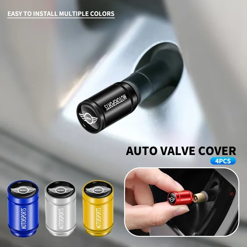 4Pcs Auto Metal Wheel Tire Valve Caps Stem Case For Mini Cooper JCW Works R56 R50 F54 F55 F56 F57 F60 R52 R53 R55 R57 R58 R59
4Pcs Auto Metal Wheel Tire Valve Caps Stem Case For Mini Cooper JCW Works R56 R50 F54 F55 F56 F57 F60 R52 R53 R55 R57 R58 R59