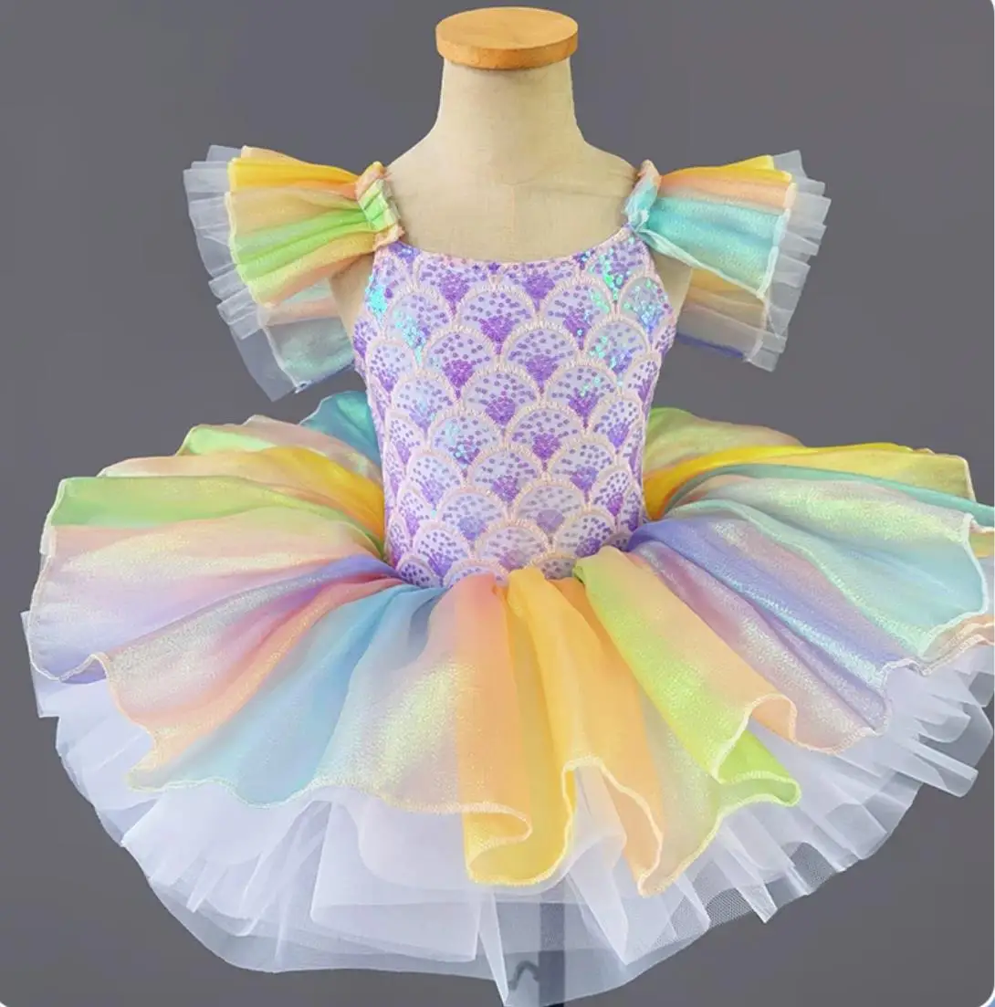 Sequined Modern Dance Tutu Dress Ballroom Clothing Girls Jazz Dance Costume Wedding Princess Dress Stage Wear
Sequined Modern Dance Tutu Dress Ballroom Clothing Girls Jazz Dance Costume Wedding Princess Dress Stage Wear