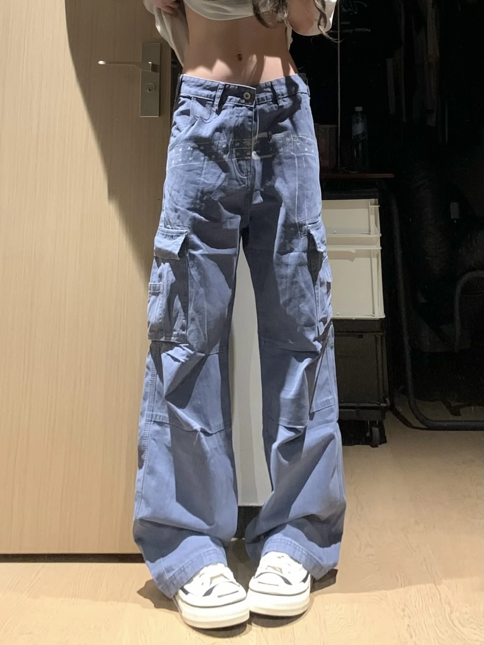 Retro American High Street Workwear Pants Multiple Pockets Washed Heavy Duty Loose Straight Leg Wide Leg Jeans for Men
Retro American High Street Workwear Pants Multiple Pockets Washed Heavy Duty Loose Straight Leg Wide Leg Jeans for Men