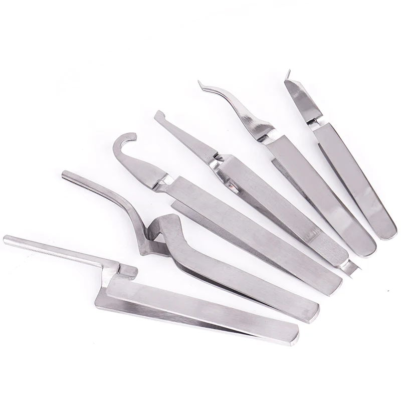 1pc Dental Orthodontic Bracket Buccal Tube Tweezers Stainless Steel Placer Lingual Buttons Bonding Articulating Paper Tweezer
1pc Dental Orthodontic Bracket Buccal Tube Tweezers Stainless Steel Placer Lingual Buttons Bonding Articulating Paper Tweezer