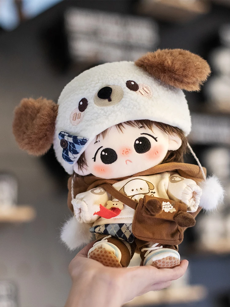 Bu You Bu You Original Cotton Doll 20 Cm Plush Dog Hooded Outfit Stripe Top Jeans Crossbody Bag For Doll Collectors Holiday Gift
Bu You Bu You Original Cotton Doll 20 Cm Plush Dog Hooded Outfit Stripe Top Jeans Crossbody Bag For Doll Collectors Holiday Gift