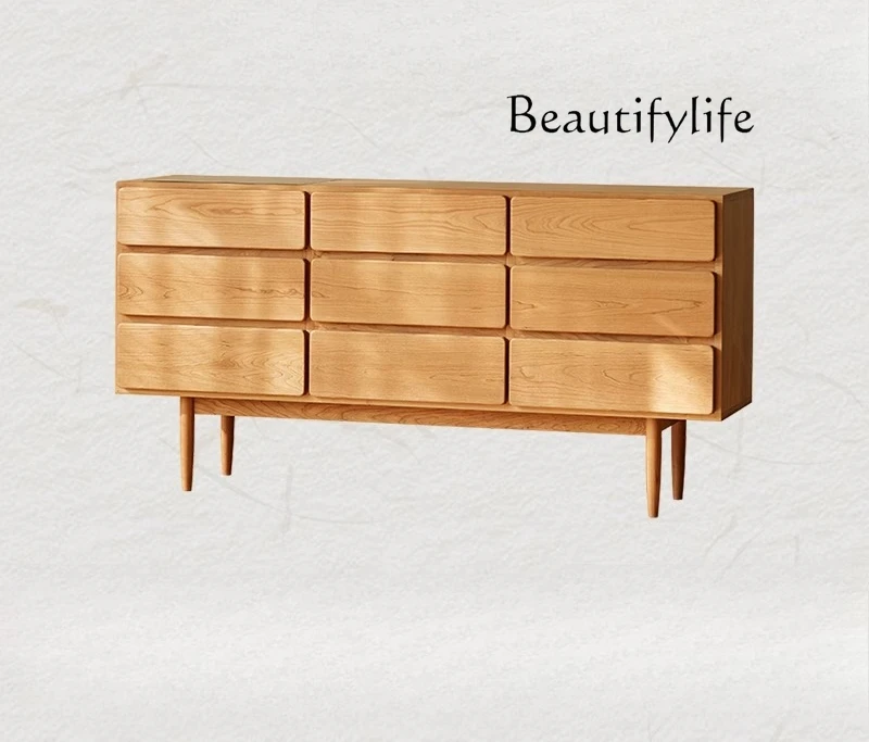 Retro cherry wood nine-chest cabinet solid wood bedroom storage bedside jewelry cabinet dining side cabinet
Retro cherry wood nine-chest cabinet solid wood bedroom storage bedside jewelry cabinet dining side cabinet