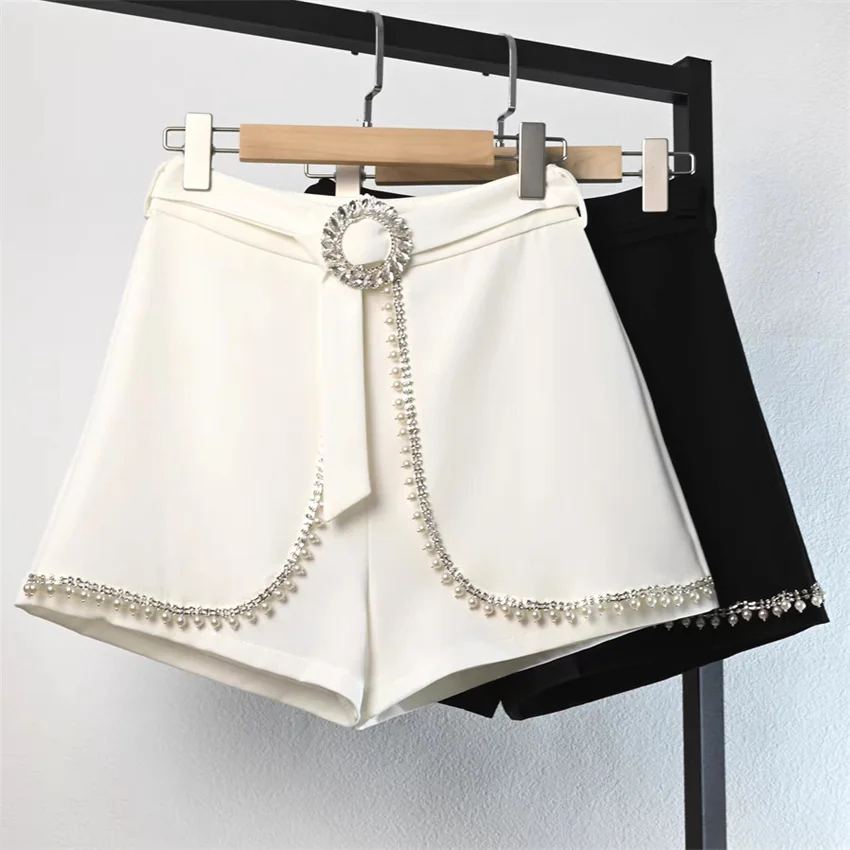 Gowyimmes 2025 New Summer Big Size Women Loose Shorts Fake Two-piece Lady High Waist Thin Skirt Shorts Girl Streatwear Hot P1782
Gowyimmes 2025 New Summer Big Size Women Loose Shorts Fake Two-piece Lady High Waist Thin Skirt Shorts Girl Streatwear Hot P1782