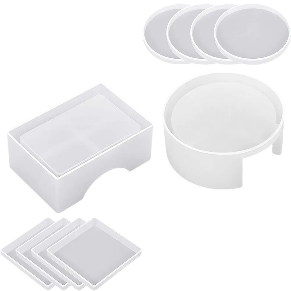 1Set Premium Silicone Coaster Mold Set for DIY Epoxy Resin Cup Mats Round and Shapes Easy Release Clean Coaster Holder
1Set Premium Silicone Coaster Mold Set for DIY Epoxy Resin Cup Mats Round and Shapes Easy Release Clean Coaster Holder