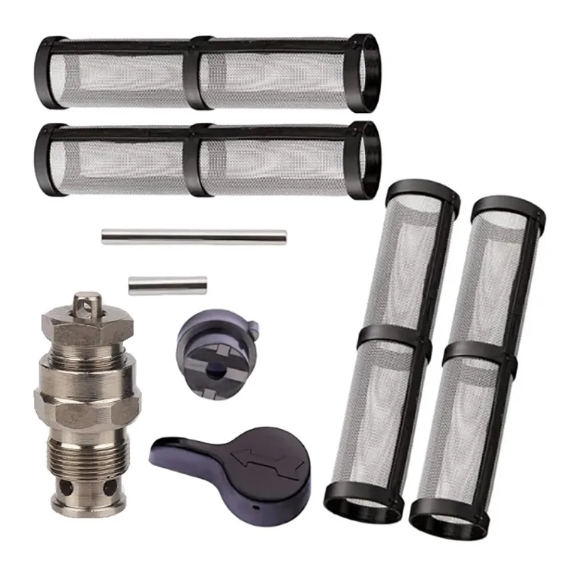 235014 Prime Spray Valve & 246384 Pump Manifold Strainer Filters Replacement kit for 390 395 490 495 595 Airless Paint Sprayer
235014 Prime Spray Valve & 246384 Pump Manifold Strainer Filters Replacement kit for 390 395 490 495 595 Airless Paint Sprayer