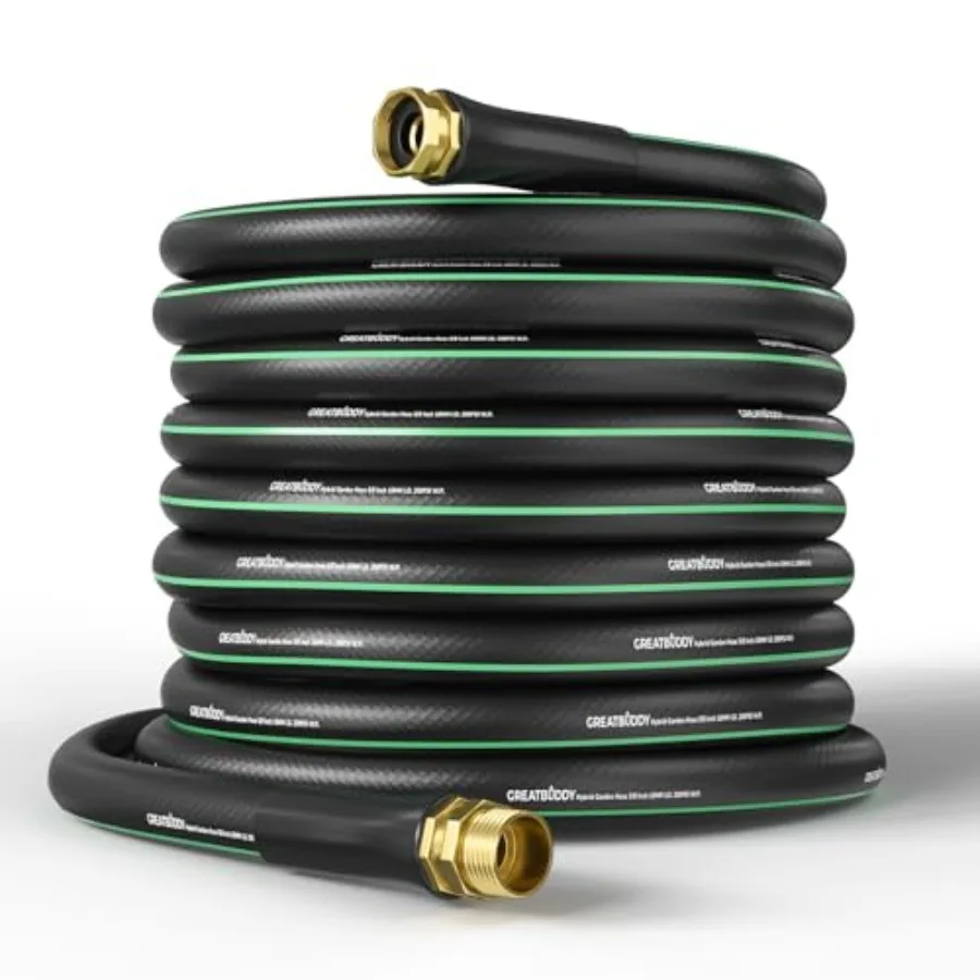 100 Feet Garden Hose 5/8 Water Hose 100Feet Heavy Duty Flexible Lightweight Hybrid Hose Burst 600 PSI with Solid Brass Male to
100 Feet Garden Hose 5/8 Water Hose 100Feet Heavy Duty Flexible Lightweight Hybrid Hose Burst 600 PSI with Solid Brass Male to