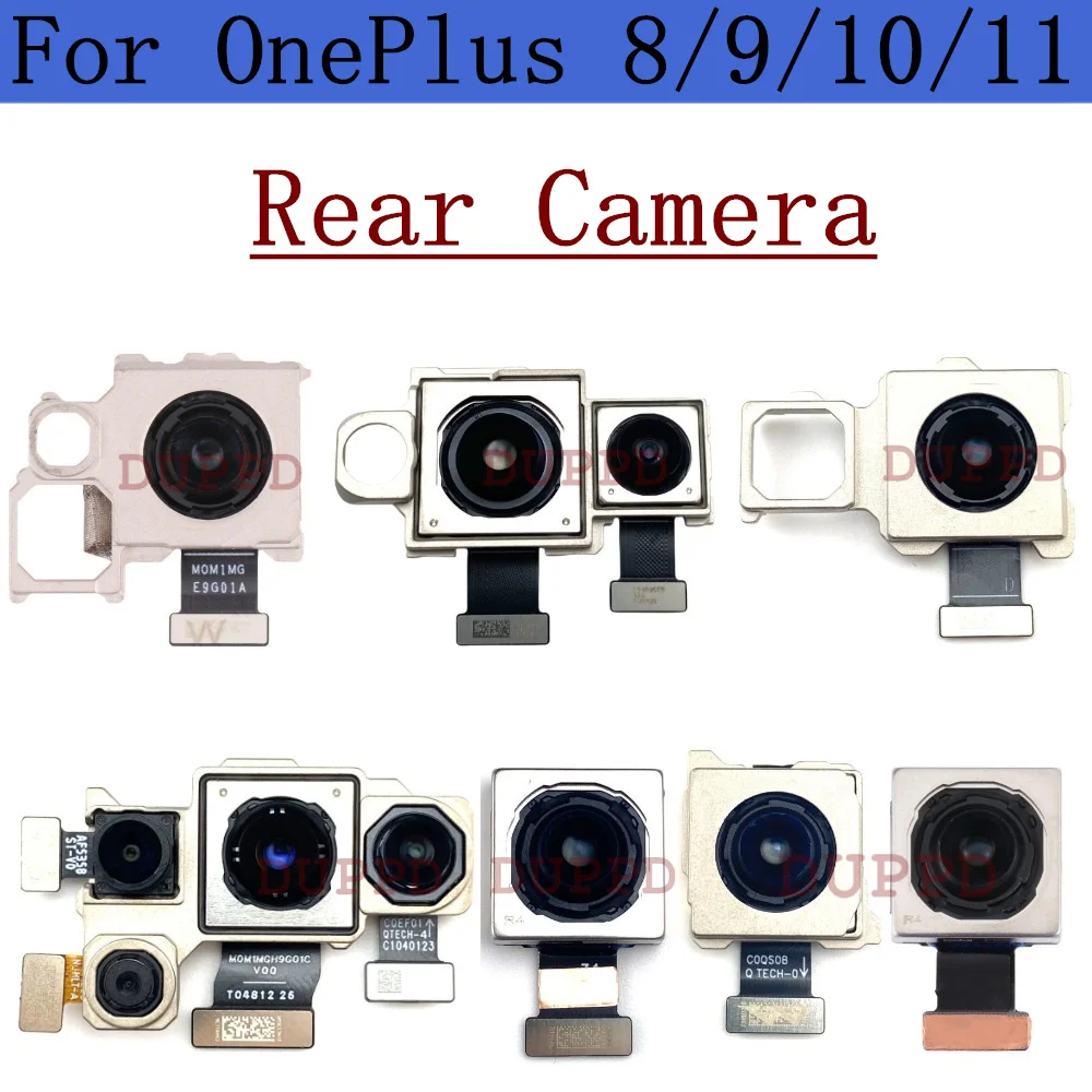 Rear Camera For OnePlus 1+ 11 10T 10R 9R 9RT 8T 9 8 10 Pro Original Full Set Back Main Wide Camera Module Flex Spare Parts
Rear Camera For OnePlus 1+ 11 10T 10R 9R 9RT 8T 9 8 10 Pro Original Full Set Back Main Wide Camera Module Flex Spare Parts