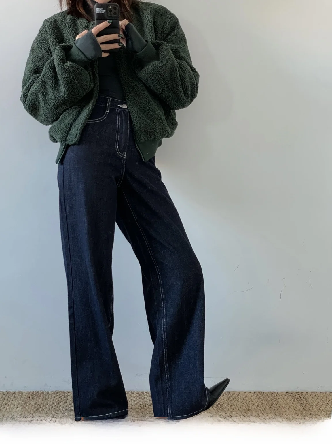 Aolol Faionable темно-синие широкие джинсы с высокой талией, женские брюки прямого кроя, хлопковые джинсовые брюки High Street Sle
Aolol Faionable темно-синие широкие джинсы с высокой талией, женские брюки прямого кроя, хлопковые джинсовые брюки High Street Sle