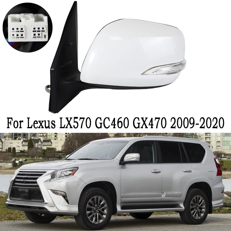 Car Rearview Mirror Assembly For Lexus LX570 GC460 GX470 2009-2020 Auto Electric Folding Turn Signal Heating Adjust Mirror Assy
Car Rearview Mirror Assembly For Lexus LX570 GC460 GX470 2009-2020 Auto Electric Folding Turn Signal Heating Adjust Mirror Assy