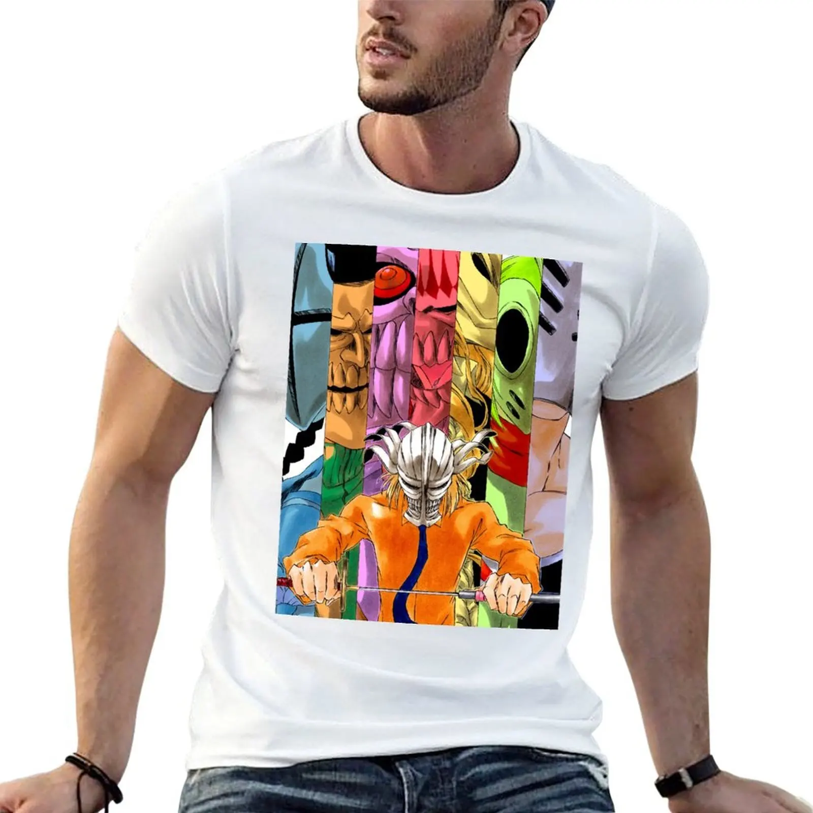 Bleach Visored & Shinji Hirako T-Shirt anime t shirts for man cotton tshirt 100% T-Shirt
Bleach Visored & Shinji Hirako T-Shirt anime t shirts for man cotton tshirt 100% T-Shirt