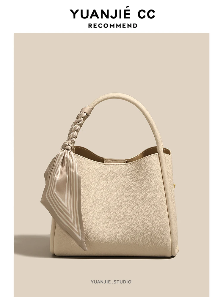 Elegant Leather Women's Bag 2026 New Style Bucket Shape Shoulder Bag Handbag High-End Feeling Crossbody Bag for Mom
Elegant Leather Women's Bag 2026 New Style Bucket Shape Shoulder Bag Handbag High-End Feeling Crossbody Bag for Mom