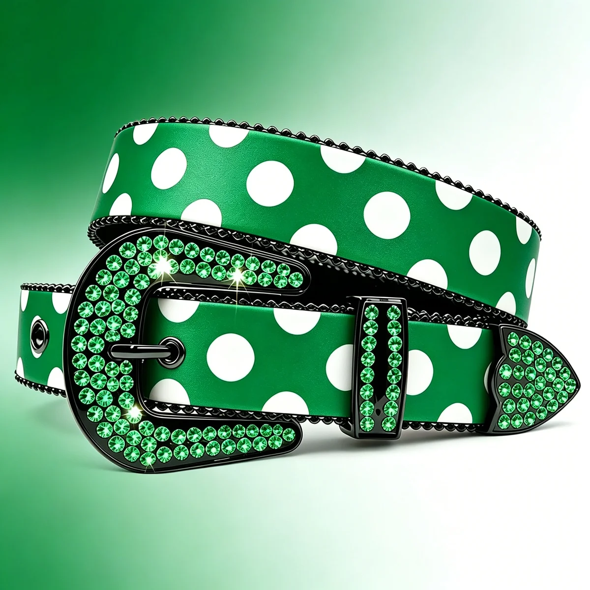 White Dot Print Rhinestone Waist Belt Adjustable Pin Buckle Punk Style Waist Belt for Women Men Daily Wear
White Dot Print Rhinestone Waist Belt Adjustable Pin Buckle Punk Style Waist Belt for Women Men Daily Wear