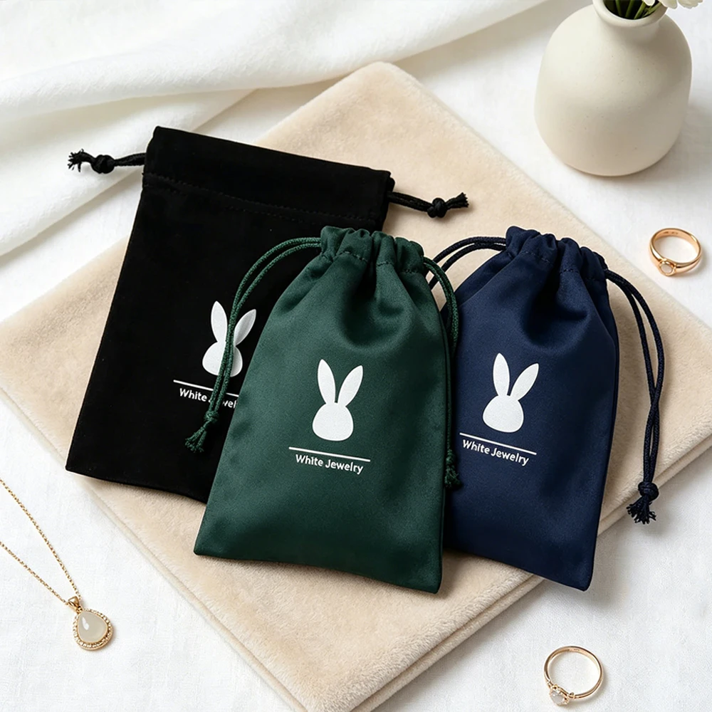 50Pcs Personalized Black Flannel Jewelry Drawstring Bag Print Logo Wedding Favors Gift Packaging Boutique Cosmetic Pouch Storage
50Pcs Personalized Black Flannel Jewelry Drawstring Bag Print Logo Wedding Favors Gift Packaging Boutique Cosmetic Pouch Storage
