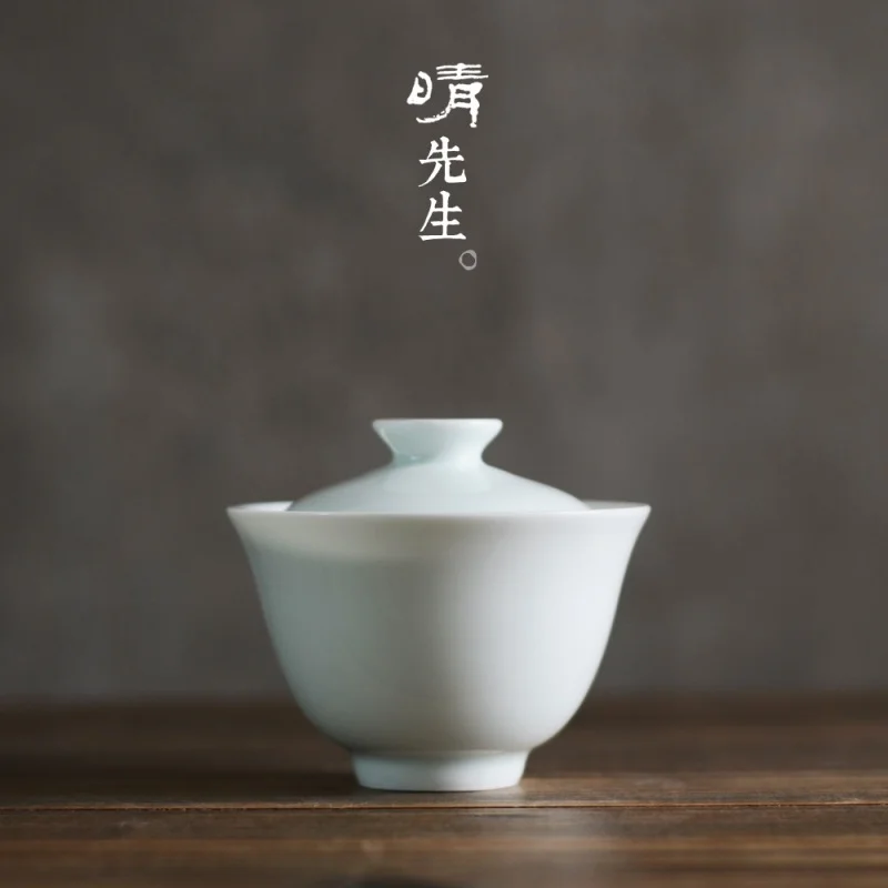 ★Jingdezhen Gaiwan Jingdezhen Handmade Sweet White Porcelain Tea Making Home Large Cup Porcelain Kung Fu Tea Set
★Jingdezhen Gaiwan Jingdezhen Handmade Sweet White Porcelain Tea Making Home Large Cup Porcelain Kung Fu Tea Set
