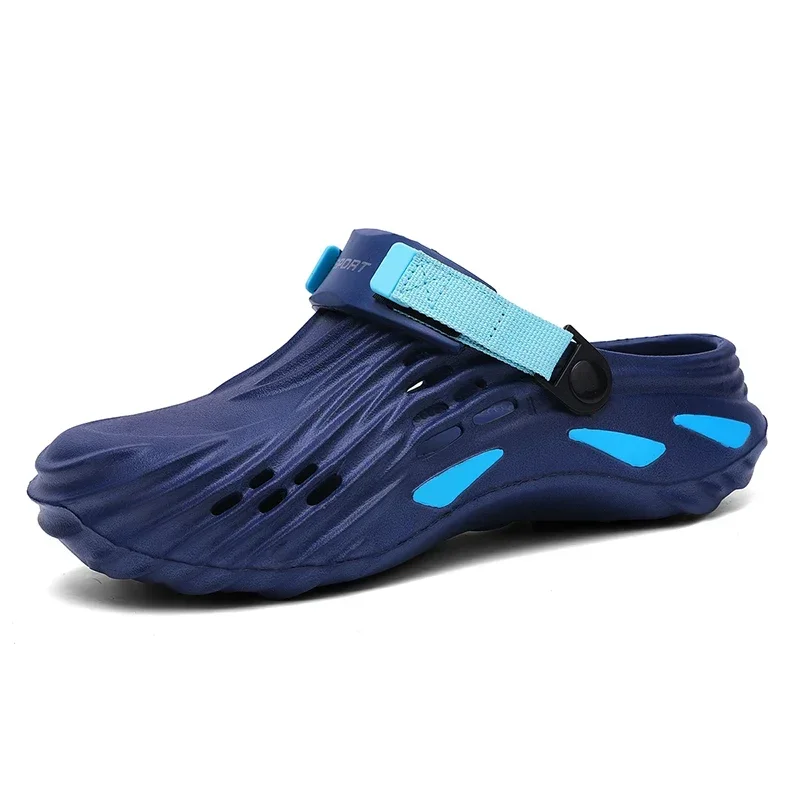 Летние модные мужские сабо, сандалии, спортивные сандалии, мужская нескользящая обувь, сандалии на платформе, пляжные шлепанцы для мужчин, большие размеры 46 47
Летние модные мужские сабо, сандалии, спортивные сандалии, мужская нескользящая обувь, сандалии на платформе, пляжные шлепанцы для мужчин, большие размеры 46 47