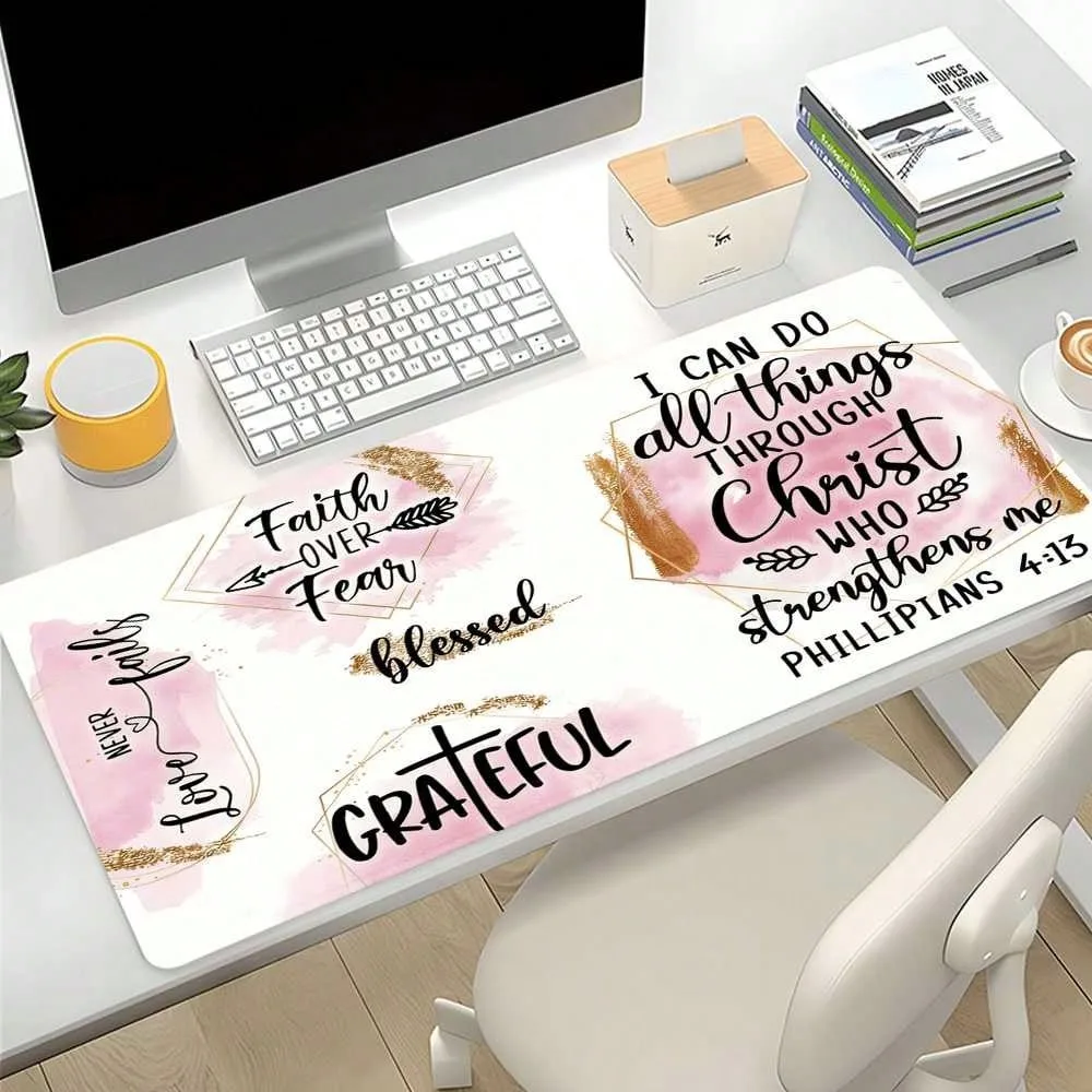 Christian Inspirational Aesthetic Desk Mat | Stitched Non-Slip Rubber Pad Gift for Men Women Office
Christian Inspirational Aesthetic Desk Mat | Stitched Non-Slip Rubber Pad Gift for Men Women Office