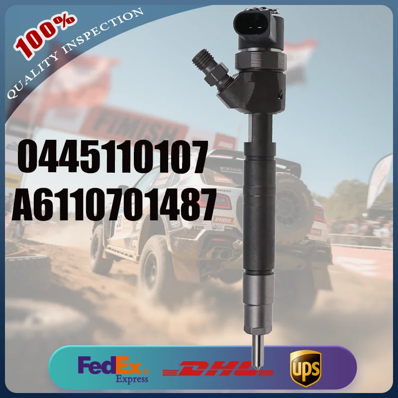 New Diesel Fuel Injector for Mercedes-Benz Sprinter 208/308/311/313/408 OM611 OM612 Engine A6110701487 Part Number 0445110107
New Diesel Fuel Injector for Mercedes-Benz Sprinter 208/308/311/313/408 OM611 OM612 Engine A6110701487 Part Number 0445110107