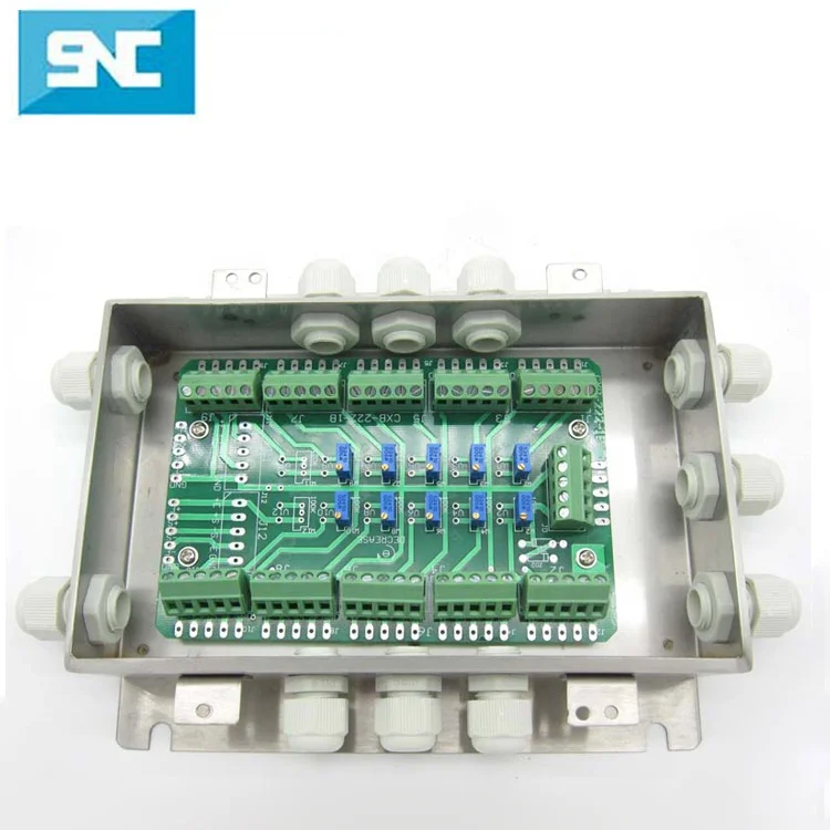 SC4GAE Stainless Steel Junction Box for 2-12 Load Cells
SC4GAE Stainless Steel Junction Box for 2-12 Load Cells