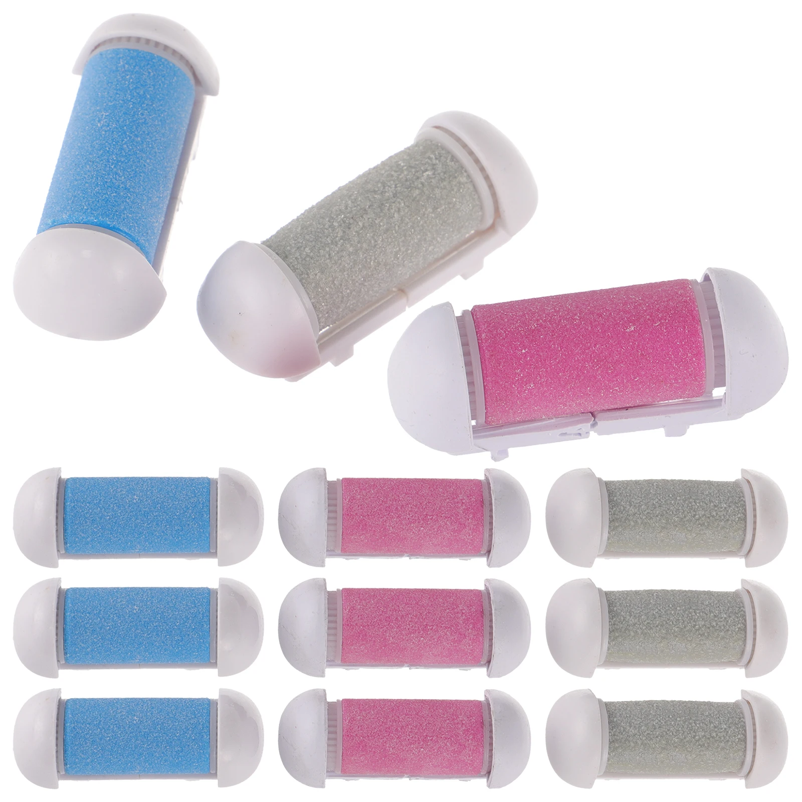 12 Pcs Foot Grinder Head Set Pedicure Replacement Heads Electric Rollers File Refills Supplies Cleaning Plastic Feet Scrubber
12 Pcs Foot Grinder Head Set Pedicure Replacement Heads Electric Rollers File Refills Supplies Cleaning Plastic Feet Scrubber