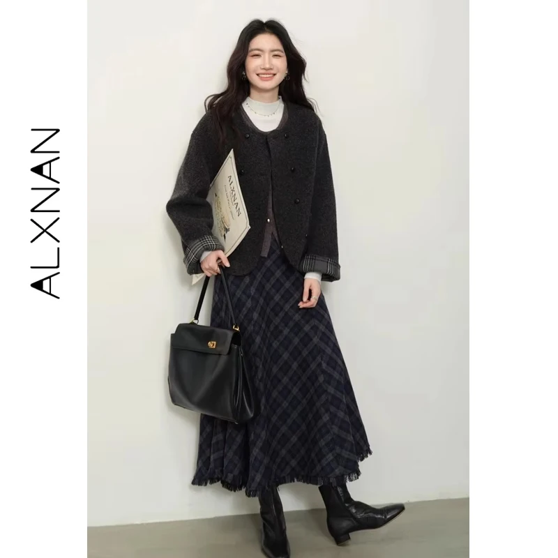 ALXNAN Plaid Skirt Women 2026 Vintage High Waist Office Midi Skirt Fashion Elegant Casual Commuter Ladies Long Skirts L57318-1
ALXNAN Plaid Skirt Women 2026 Vintage High Waist Office Midi Skirt Fashion Elegant Casual Commuter Ladies Long Skirts L57318-1