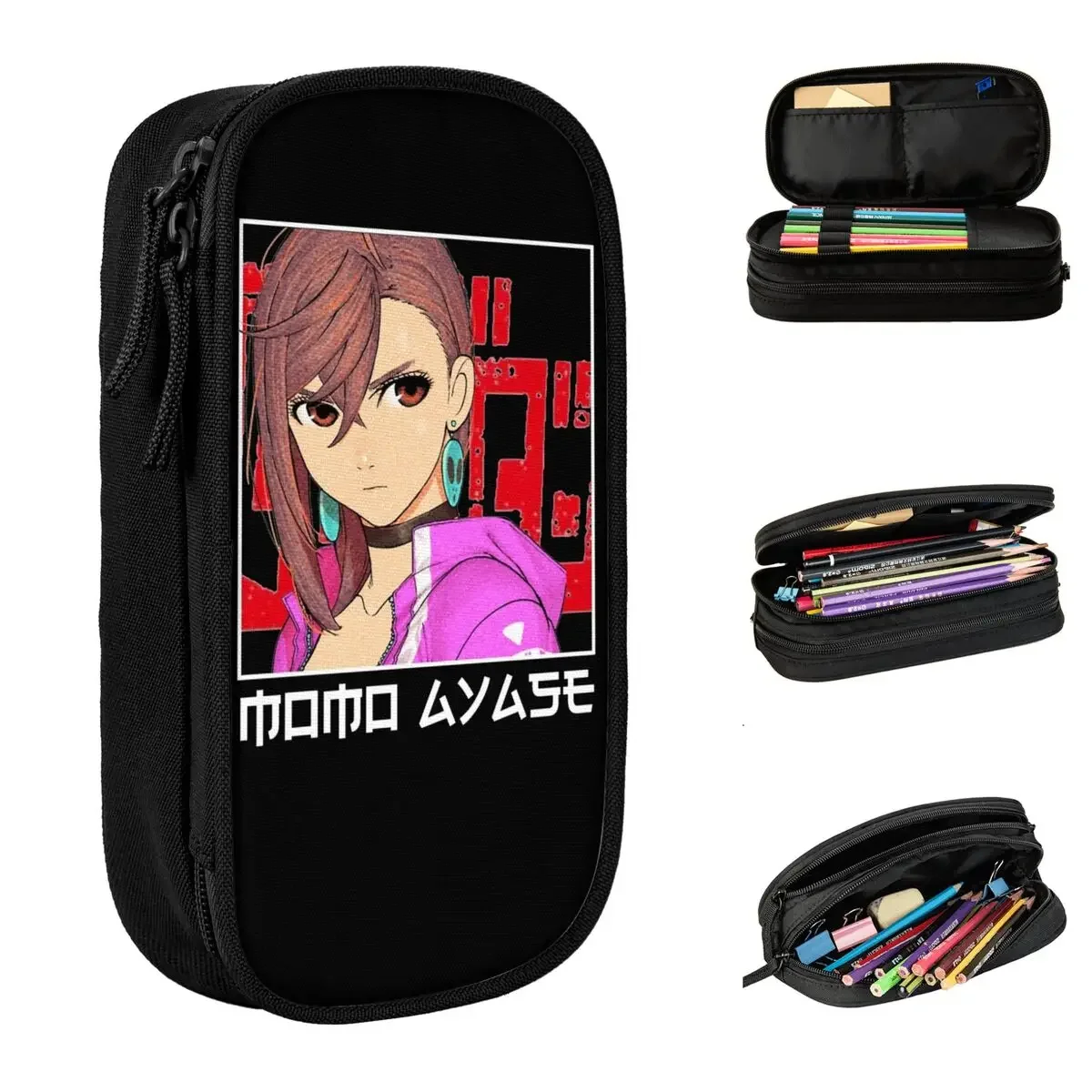 Dandadan Momo Ayase Pencil Cases Cute Pen Holder Bags for Student Big Capacity Students School Cosmetic Pencilcases
Dandadan Momo Ayase Pencil Cases Cute Pen Holder Bags for Student Big Capacity Students School Cosmetic Pencilcases