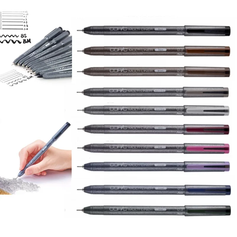 0.5mm Color Drawing Needle Pen Ink Waterproof and Alcohol Resistant Art Special Drawing Design Line Outline Watercolor Marker
0.5mm Color Drawing Needle Pen Ink Waterproof and Alcohol Resistant Art Special Drawing Design Line Outline Watercolor Marker