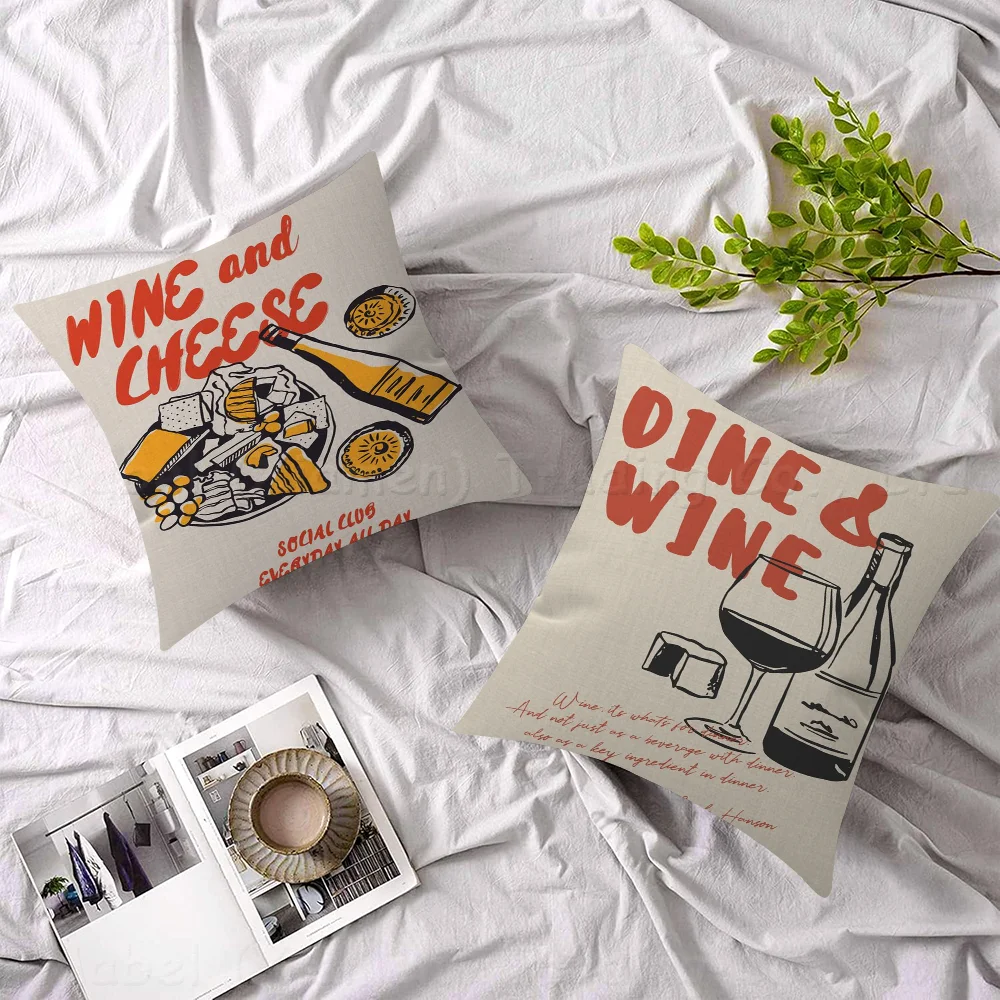 Wine And Cheese ClubCushion Cover Decorative Pillow Sofa Home Decor Case Pillow Cases
Wine And Cheese ClubCushion Cover Decorative Pillow Sofa Home Decor Case Pillow Cases