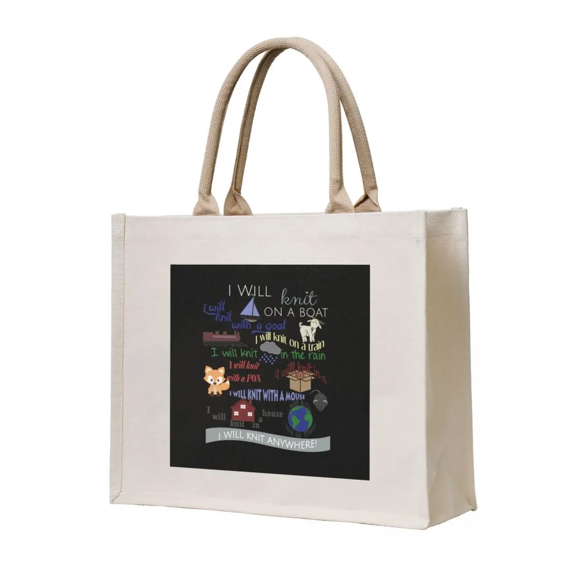 Knitting Products I Will Knit with a Goat... Tote Bag tote bag canvas Canvas bag for women Woman shopper large tote
Knitting Products I Will Knit with a Goat... Tote Bag tote bag canvas Canvas bag for women Woman shopper large tote