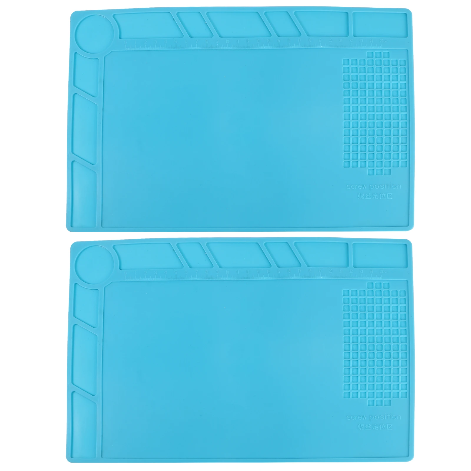 2PCS Silicone Pad Repair Mat Heat-resistant 500°C Soldering -static Maintenance Platform Welding Tools Storage
2PCS Silicone Pad Repair Mat Heat-resistant 500°C Soldering -static Maintenance Platform Welding Tools Storage