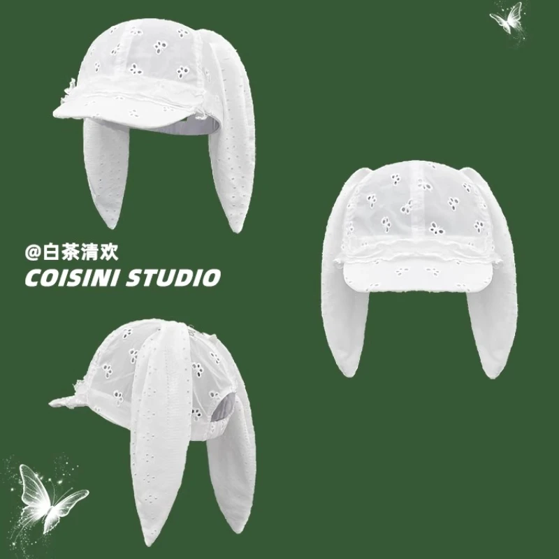Niche Designer Rabbit Ear Baseball Caps Y2K Spring and Summer Light and Breathable Travel Fashion Versatile Women's Hats
Niche Designer Rabbit Ear Baseball Caps Y2K Spring and Summer Light and Breathable Travel Fashion Versatile Women's Hats
