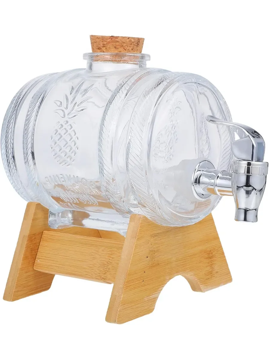 1 комплект, бочка-дозатор для напитков с уплотнительной крышкой, подставка для контейнера для вина для заваривания, хранения сока, пива, прозрачный дизайн
1 комплект, бочка-дозатор для напитков с уплотнительной крышкой, подставка для контейнера для вина для заваривания, хранения сока, пива, прозрачный дизайн